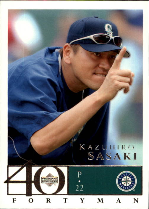 2003 Upper Deck 40-Man #141 Kazuhiro Sasaki