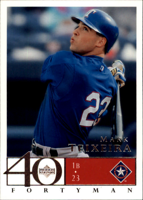 2001 Fleer Tradition #470 Mark Teixeira Rangers RC Rookie Card