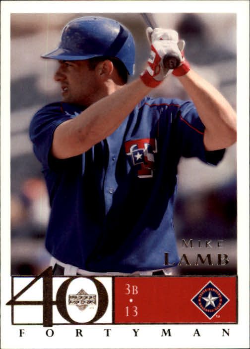 2003 Upper Deck 40-Man #201 Mike Lamb