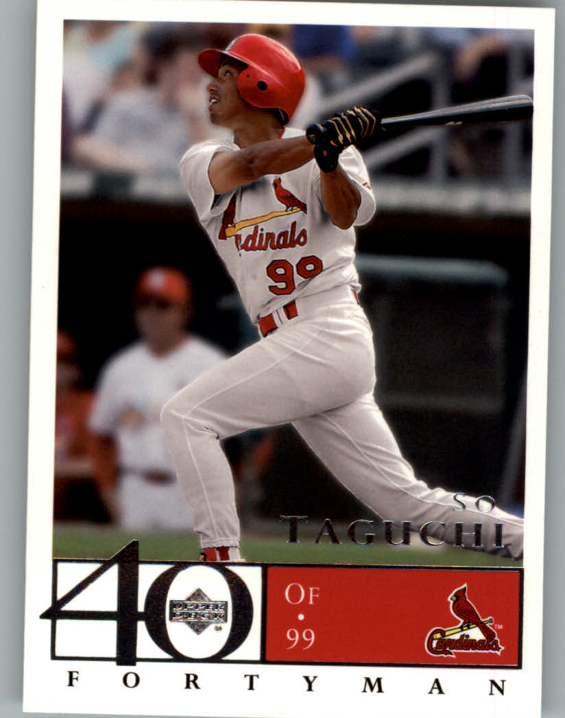 2002 Upper Deck 40-Man #603 So Taguchi RC Rookie St. Louis Cardinals