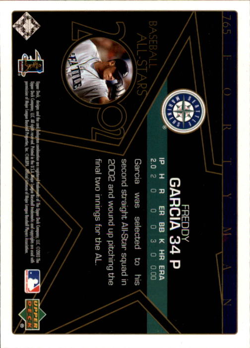 2003 Upper Deck 40-Man Baseball Card Pick (Base) 575-844 - Picture 343 of 501