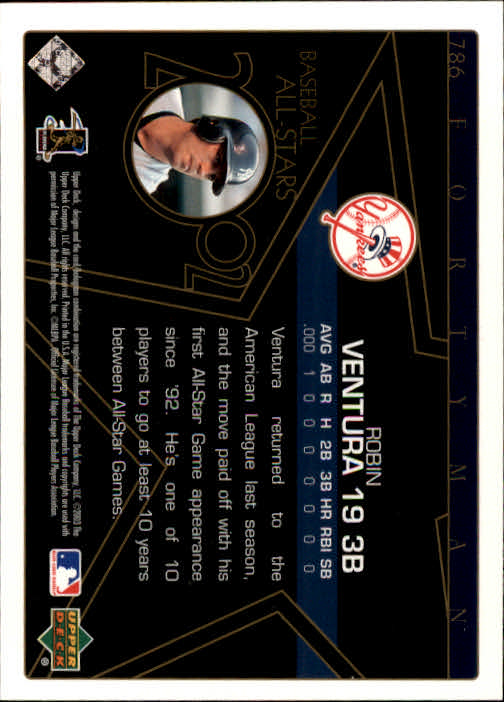 2003 Upper Deck 40-Man Baseball Card Pick (Base) 575-844 - Picture 385 of 501