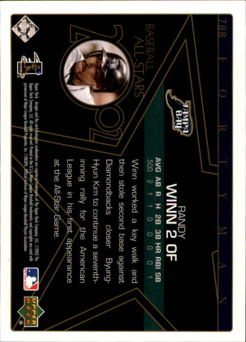 2003 Upper Deck 40-Man Baseball Card Pick (Base) 575-844 - Picture 389 of 501