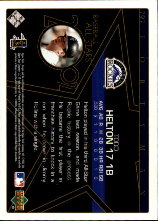 2003 Upper Deck 40-Man Baseball Card Pick (Base) 575-844 - Picture 407 of 501