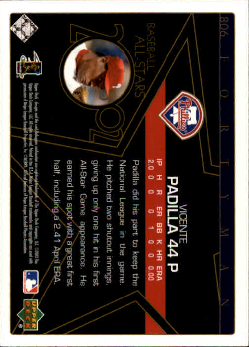 2003 Upper Deck 40-Man Baseball Card Pick (Base) 575-844 - Picture 425 of 501