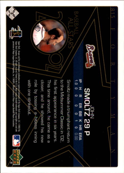 2003 Upper Deck 40-Man Baseball Card Pick (Base) 575-844 - Picture 443 of 501