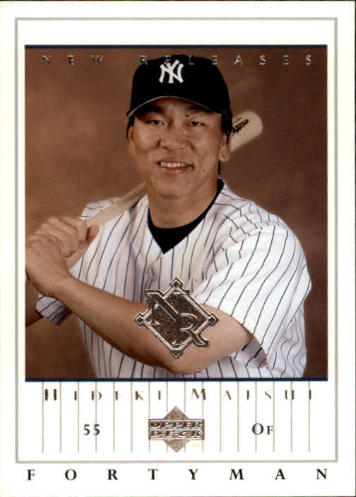 2003 Upper Deck 40-Man #877 Hideki Matsui NR RC