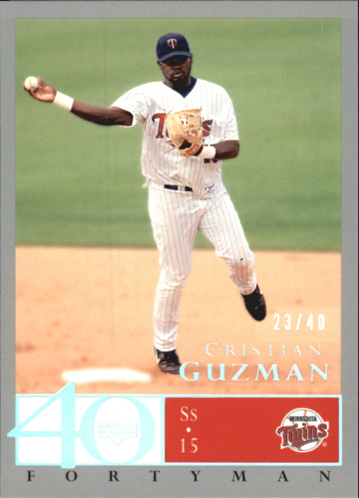 2003 Upper Deck 40-Man Rainbow #290 Cristian Guzman