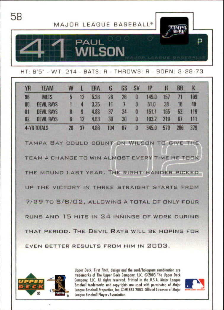 2003 Upper Deck First Pitch - #106 Randall Simon