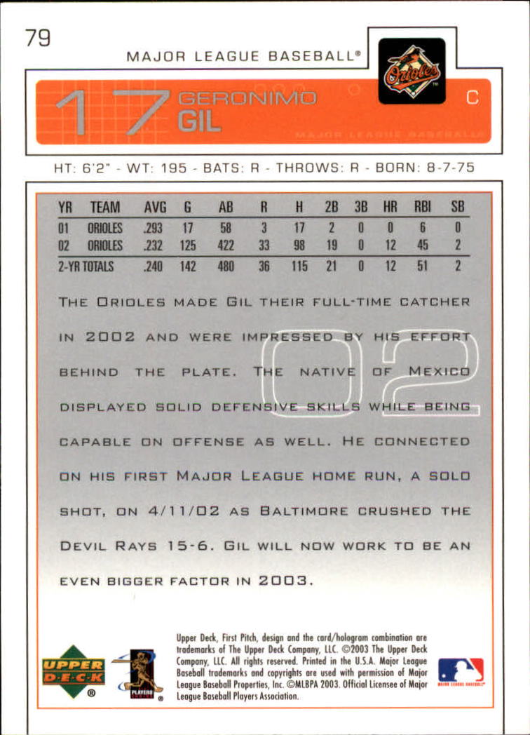 2003 Upper Deck First Pitch - #106 Randall Simon