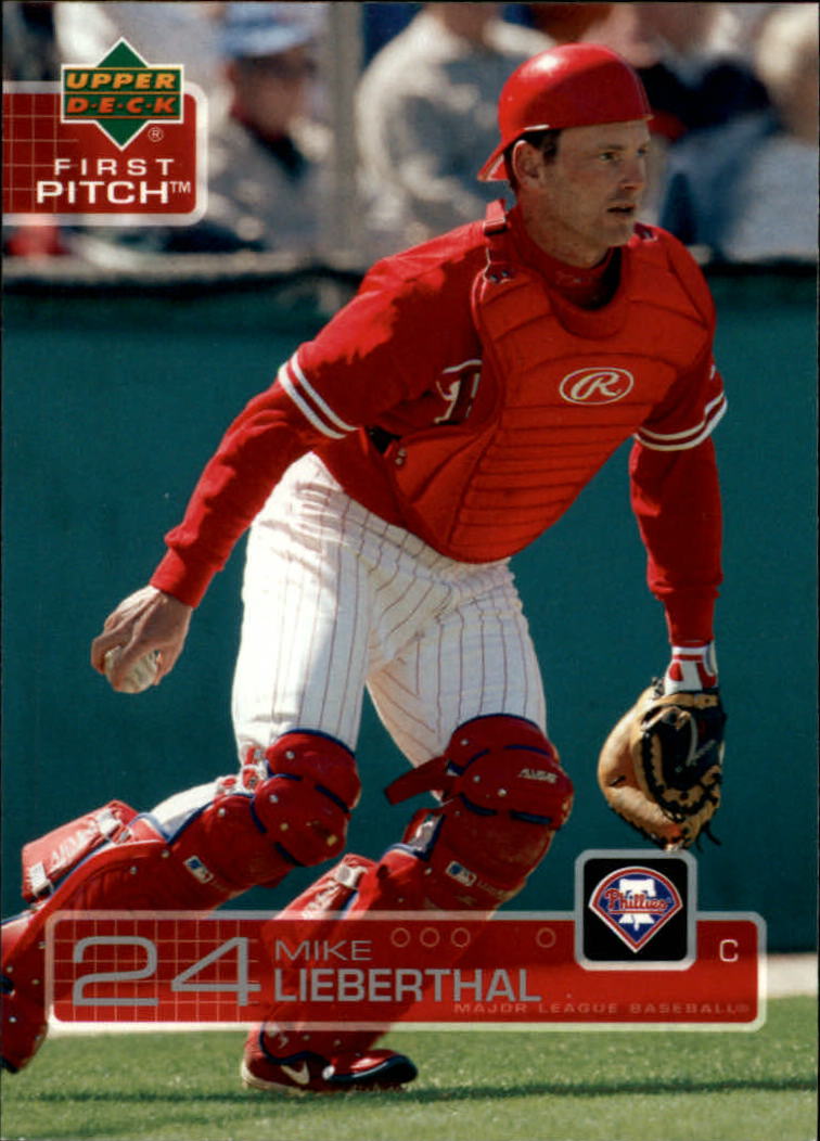 Mike Lieberthal Philadelphia Phillies 2003 Baseball Throwback 