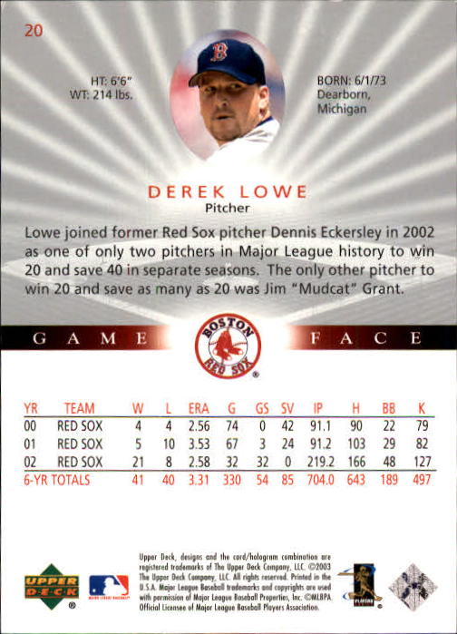 B1338- 2003 Upper Deck Game Face BB 1-217 +Inserts -You Pick- 15+ FREE US SHIP - Picture 33 of 171