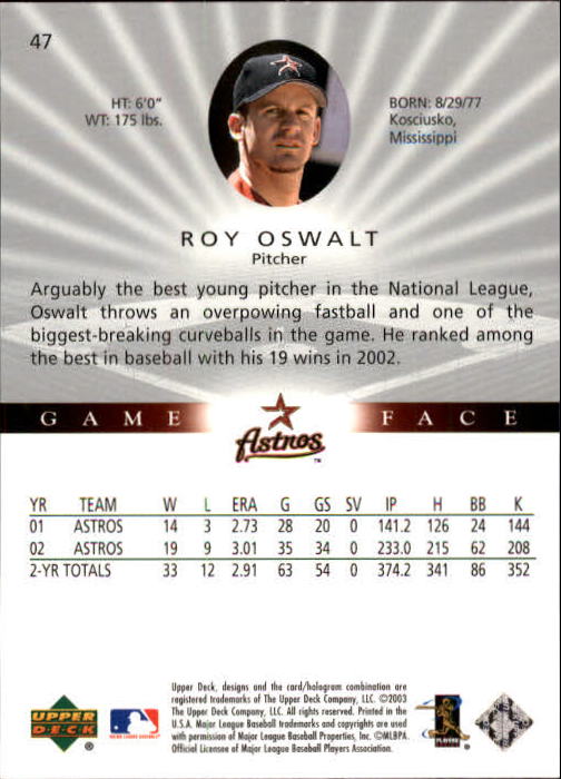 B1338- 2003 Upper Deck Game Face BB 1-217 +Inserts -You Pick- 15+ FREE US SHIP - Picture 73 of 171