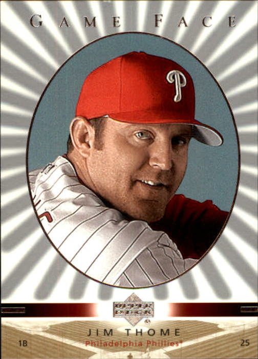 2003 Upper Deck Game Face #86 Jim Thome