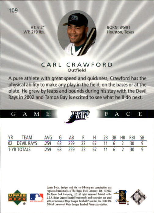 B1338- 2003 Upper Deck Game Face BB 1-217 +Inserts -You Pick- 15+ FREE US SHIP - Picture 149 of 171