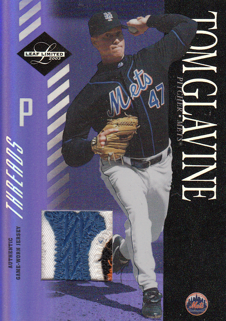 2003 Leaf Limited Threads Prime #76 Tom Glavine Mets A