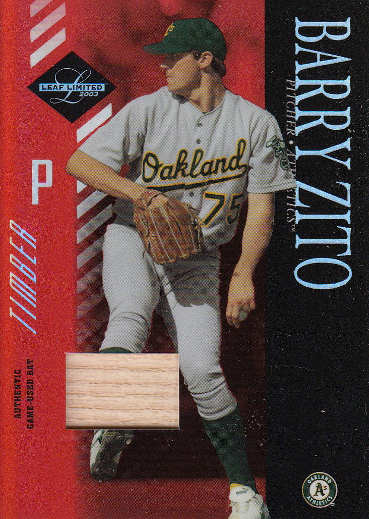 2003 Leaf Limited Timber #145 Barry Zito H