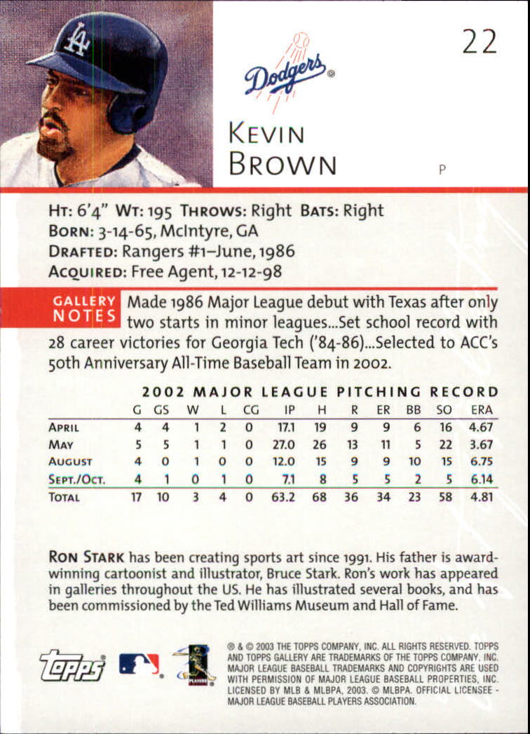 A9174- 2003 Topps Gallery Baseball Cards 1-200 -You Pick- 15+ FREE US SHIP - Picture 32 of 332