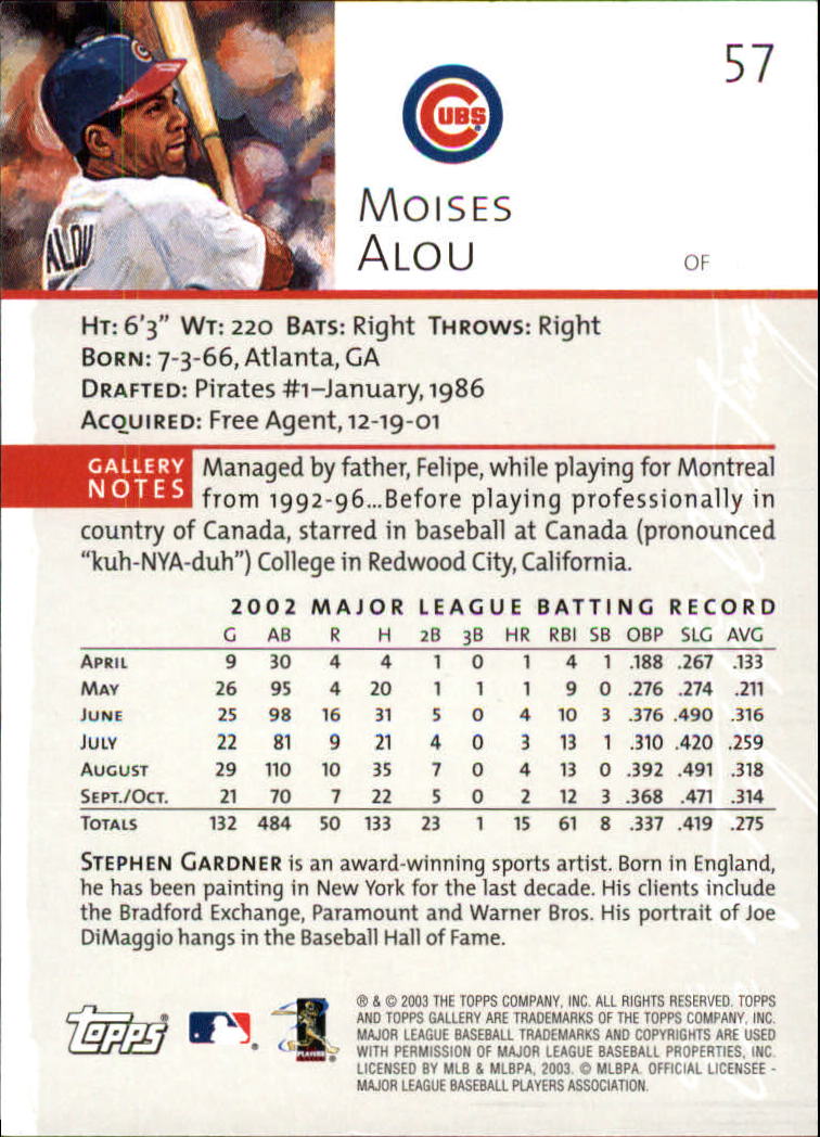 A9174- 2003 Topps Gallery Baseball Cards 1-200 -You Pick- 15+ FREE US SHIP - Picture 92 of 332