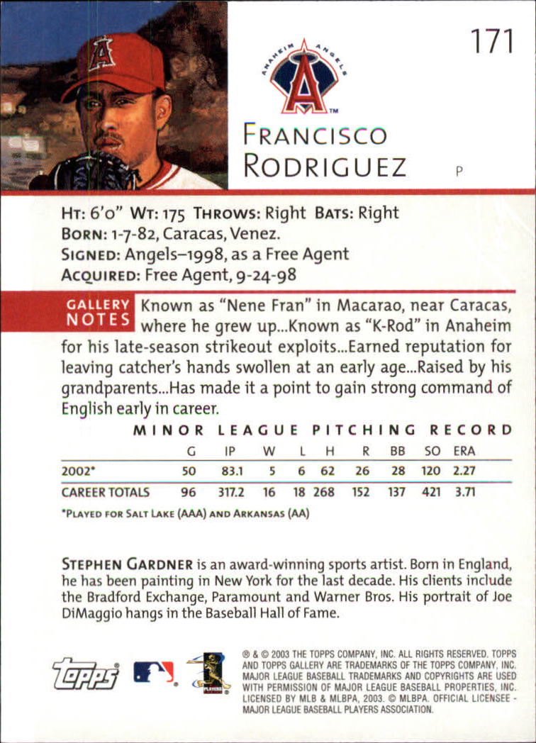 A9174- 2003 Topps Gallery Baseball Cards 1-200 -You Pick- 15+ FREE US SHIP - Picture 284 of 332