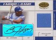 2003 Leaf Certified Materials Fabric of the Game Autographs #55IN Bo Jackson IN/5