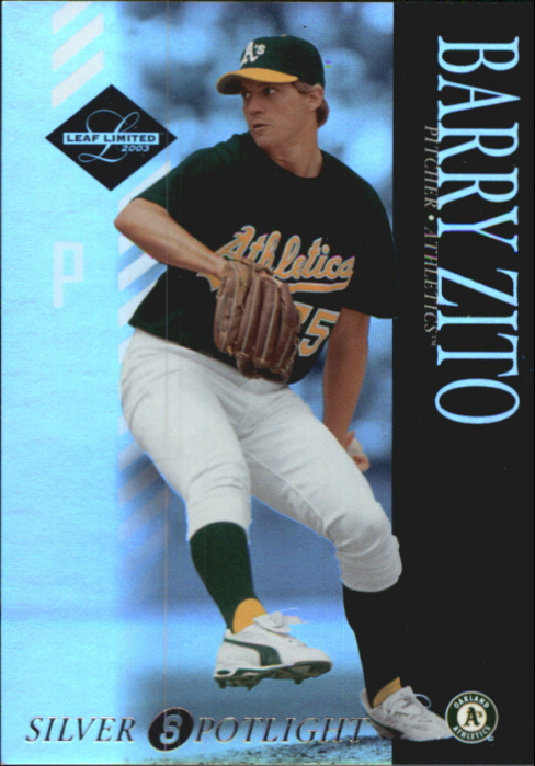 2003 Leaf Limited Silver Spotlight #90 Barry Zito A