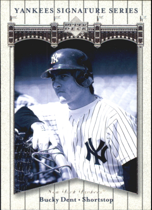 81 Donruss BUCKY DENT 465 New York Yankees Shortstop 