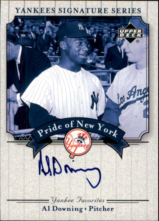 2003 Upper Deck Yankees Signature Pride of New York Autographs #AD Al Downing