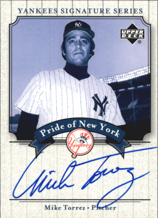2003 Upper Deck Yankees Signature Pride of New York Autographs #MT Mike Torrez