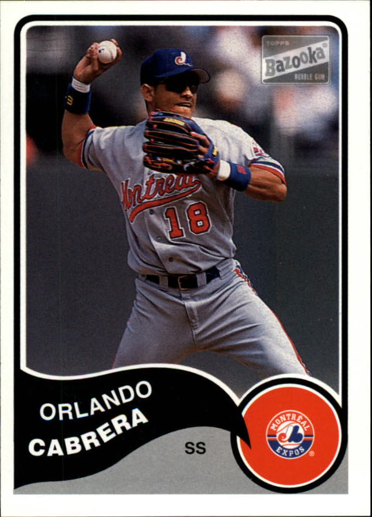 2003 Bazooka #143 Orlando Cabrera