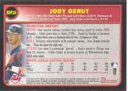 2003 Bowman Draft #10 Jody Gerut back image