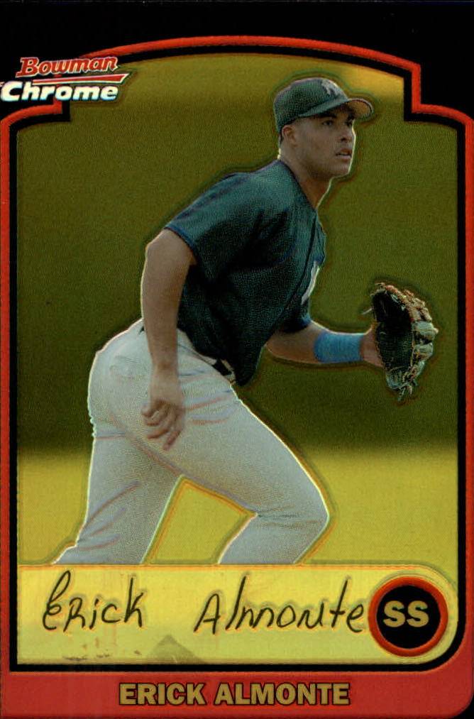 2003 Bowman Chrome Draft Gold Refractors #12 Erick Almonte