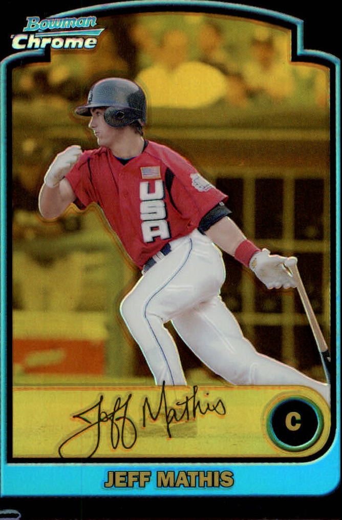 2003 Bowman Chrome Draft Gold Refractors #147 Jeff Mathis