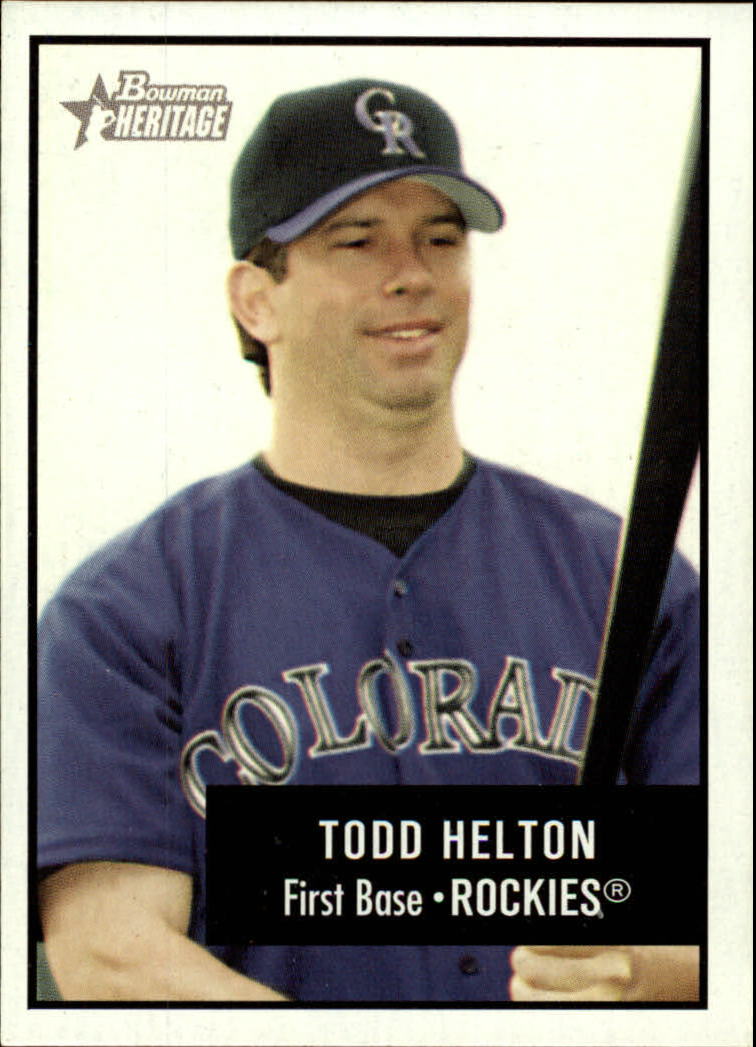 2003 Bowman Heritage #2 Todd Helton