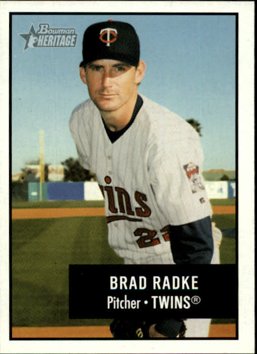 2003 Bowman Heritage #129 Brad Radke