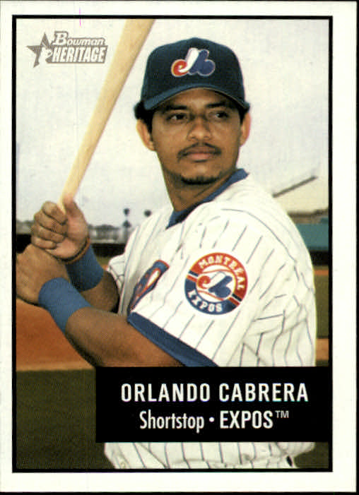 2003 Bowman Heritage #152 Orlando Cabrera