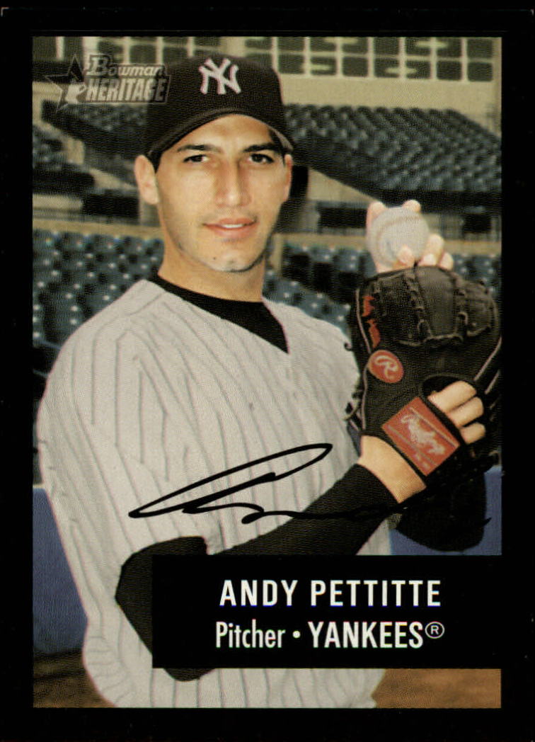 2003 Bowman Heritage Facsimile Signature #108 Andy Pettitte