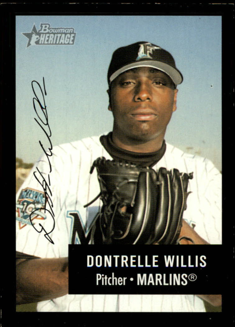 2003 Bowman Heritage Facsimile Signature #110 Dontrelle Willis