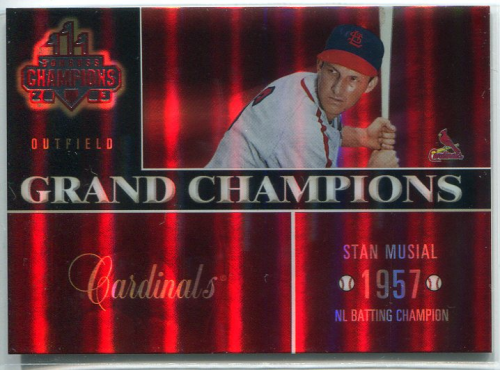2003 Donruss Champions Grand Champions Holo-Foil #1 Stan Musial