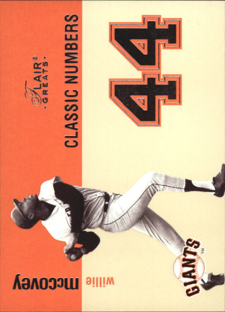 2003 Flair Greats Classic Numbers #2 Willie McCovey