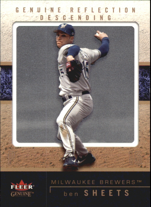 2003 Fleer Genuine Reflection Descending #65 Ben Sheets/66