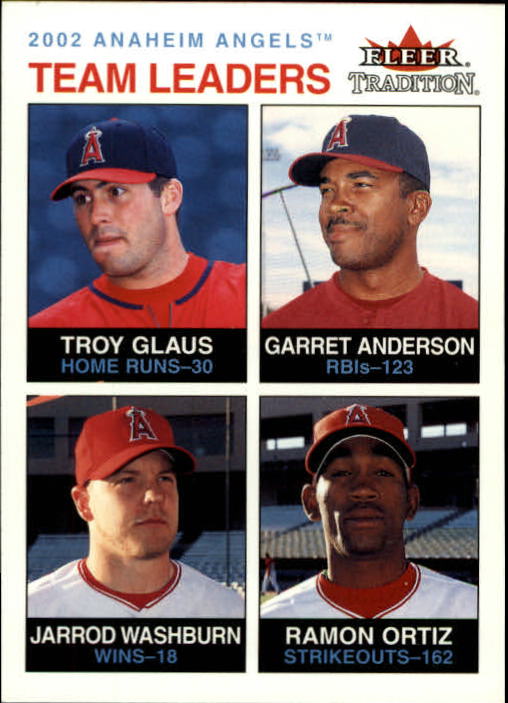 2003 Fleer Tradition #1 Wash/Glaus/And/Ortiz TL