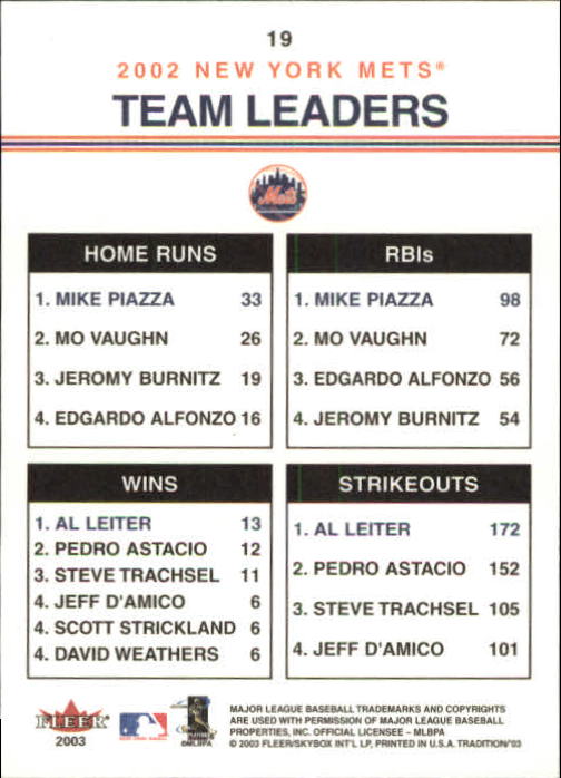 B2168- 2003 Fleer Tradition Baseball Card #s 1-265 -You Pick- 15+ FREE US SHIP - Picture 33 of 487