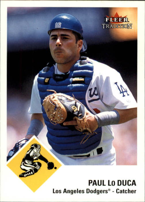 2001 FLEER PLATINUM PAUL LO DUCA LOS ANGELES DODGERS #375