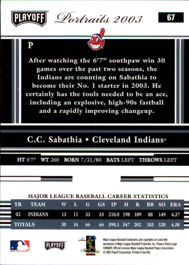 2003 Playoff Portraits Baseball "Main Set" Cards #1 to #144 - Picture 131 of 287