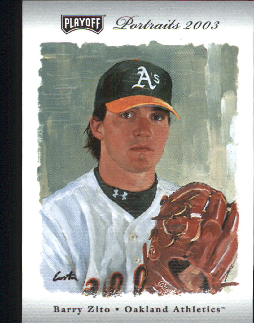 2003 Playoff Portraits Silver #28 Barry Zito