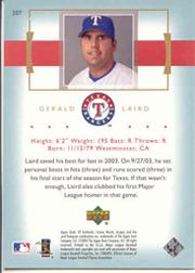 2003 SP Authentic #207 Gerald Laird FW back image