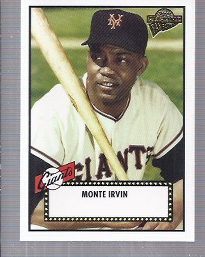 2003 Topps All-Time Fan Favorites #108B Monte Irvin NO AU ERR