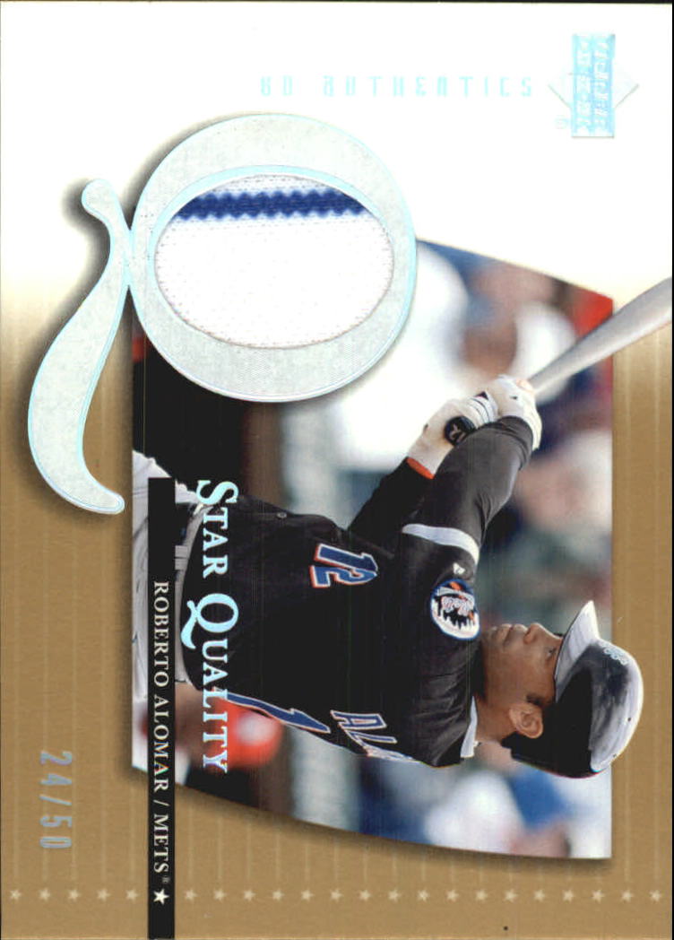 2003 (METS) UD Authentics Star Quality Memorabilia Gold # ...