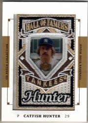 2003 UD Patch Collection #141 Catfish Hunter HOF